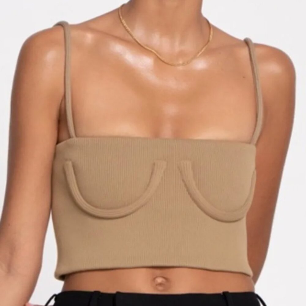 Orseund Iris Tube Tank in Tan - Size XS